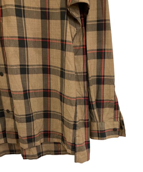 山と道（ヤマトミチ）山と道 (ヤマトミチ) 長袖シャツ ブラウン サイズ:Sの古着・服飾アイテム