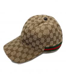 GUCCI（グッチ）の古着「ベースボールキャップ」｜ブラウン