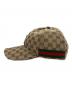 GUCCI (グッチ) ベースボールキャップ ブラウン サイズ:L：30000円