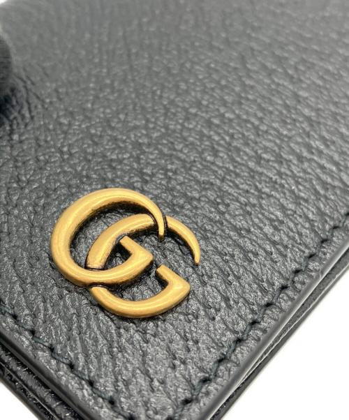 GUCCI（グッチ）GUCCI (グッチ) カードケース ブラックの古着・服飾アイテム