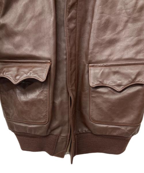 J.A.DUBOW（デュボウ）J.A.DUBOW (デュボウ) A-2　フライトジャケット ブラウン サイズ:36の古着・服飾アイテム