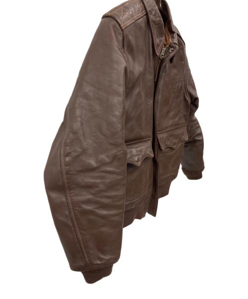 J.A.DUBOW（デュボウ）J.A.DUBOW (デュボウ) A-2　フライトジャケット ブラウン サイズ:36の古着・服飾アイテム
