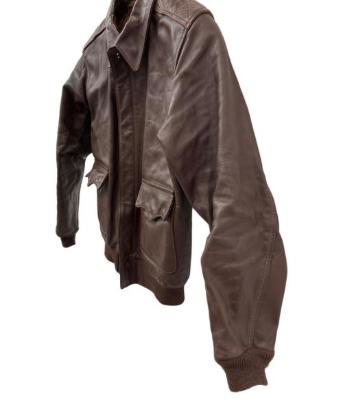 J.A.DUBOW（デュボウ）J.A.DUBOW (デュボウ) A-2　フライトジャケット ブラウン サイズ:36の古着・服飾アイテム