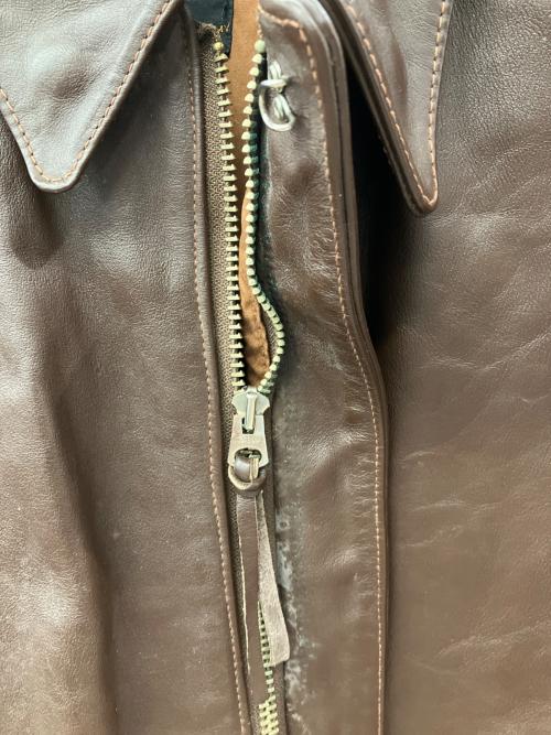 J.A.DUBOW（デュボウ）J.A.DUBOW (デュボウ) A-2　フライトジャケット ブラウン サイズ:36の古着・服飾アイテム