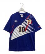 adidasアディダス）の古着「半袖カットソー」｜ブルー