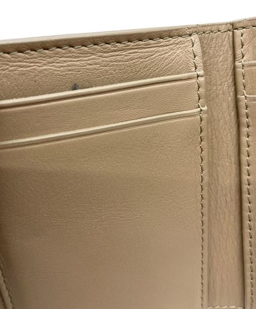 LOEWE（ロエベ）LOEWE (ロエベ) 3つ折り財布 ベージュの古着・服飾アイテム