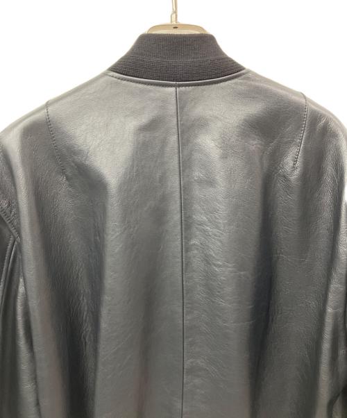 Saint Laurent Paris（サンローランパリ）Saint Laurent Paris (サンローランパリ) lambskin ma-1 bomber jacket ブラック サイズ:52の古着・服飾アイテム