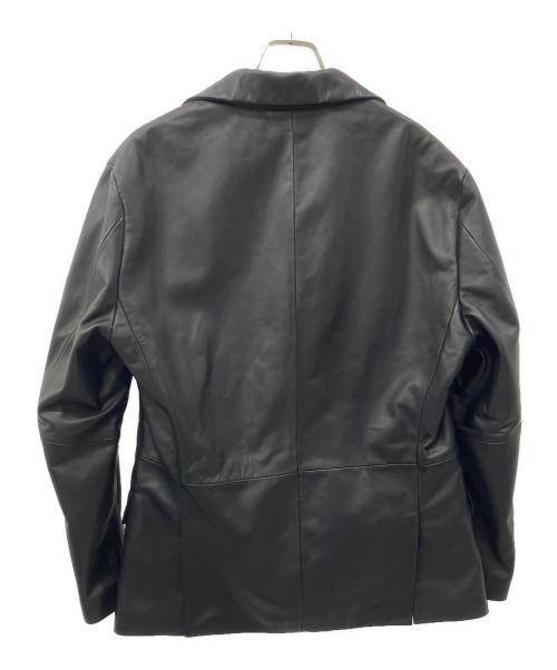 Schott（ショット）Schott (ショット) LEATHER TAILORED JACKET ブラック サイズ:XLの古着・服飾アイテム