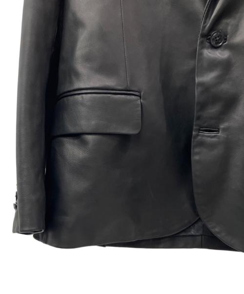 Schott（ショット）Schott (ショット) LEATHER TAILORED JACKET ブラック サイズ:XLの古着・服飾アイテム