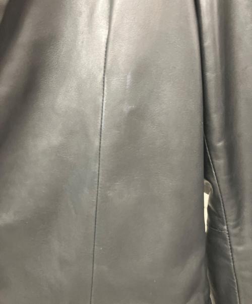 Schott（ショット）Schott (ショット) LEATHER TAILORED JACKET ブラック サイズ:XLの古着・服飾アイテム