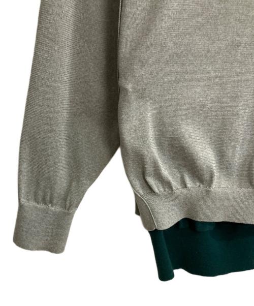 kolor/BEACON（カラービーコン）kolor/BEACON (カラービーコン) クレイジーパターン カーディガン グリーン×グレー サイズ:3の古着・服飾アイテム