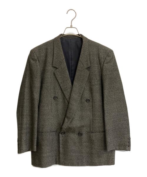 LQ...Y's for men（エルキュー ワイズフォーメン）LQ...Y's for men (エルキュー ワイズフォーメン) ダブルジャケット グレー サイズ:Sの古着・服飾アイテム