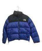 THE NORTH FACEザ ノース フェイス）の古着「ダウンジャケット」｜ブルー×ブラック