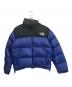THE NORTH FACE（ザ ノース フェイス）の古着「ダウンジャケット」｜ブルー×ブラック