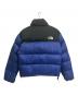 THE NORTH FACE (ザ ノース フェイス) ダウンジャケット ブルー×ブラック サイズ:LARGE：10000円