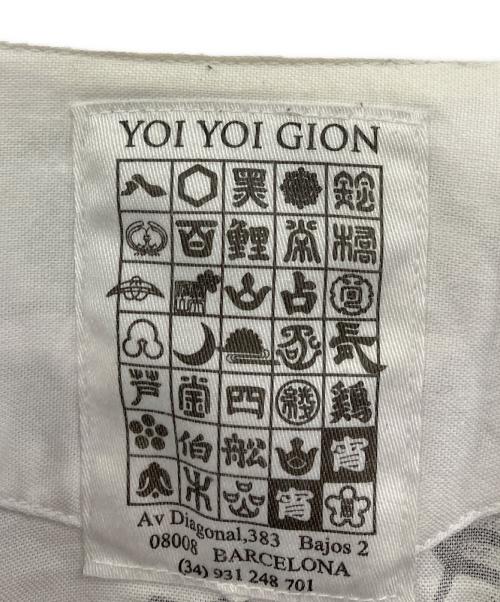 YOIYOIGION（ヨイヨイギオン）YOIYOIGION (ヨイヨイギオン) 鯉口シャツ ホワイト サイズ:Lの古着・服飾アイテム