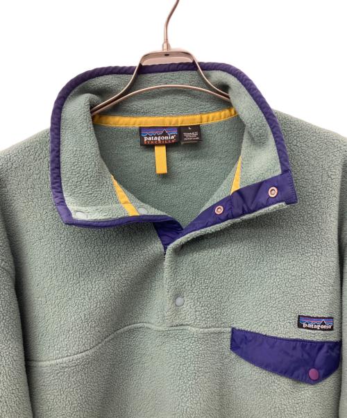 Patagonia（パタゴニア）Patagonia (パタゴニア) Synchilla Snap-T Pullover スカイブルー サイズ:Lの古着・服飾アイテム
