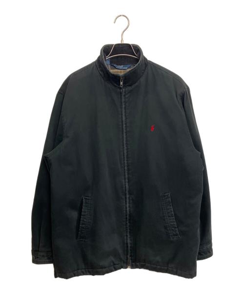POLO RALPH LAUREN（ポロ・ラルフローレン）POLO RALPH LAUREN (ポロ・ラルフローレン) スイングトップ ブラック サイズ:Lの古着・服飾アイテム