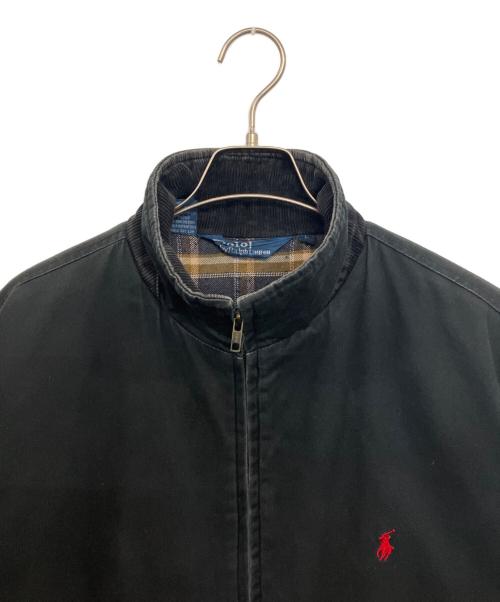 POLO RALPH LAUREN（ポロ・ラルフローレン）POLO RALPH LAUREN (ポロ・ラルフローレン) スイングトップ ブラック サイズ:Lの古着・服飾アイテム