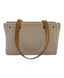 HERMES（エルメス）の古着「ハンドバッグ」｜ブラック×ホワイト