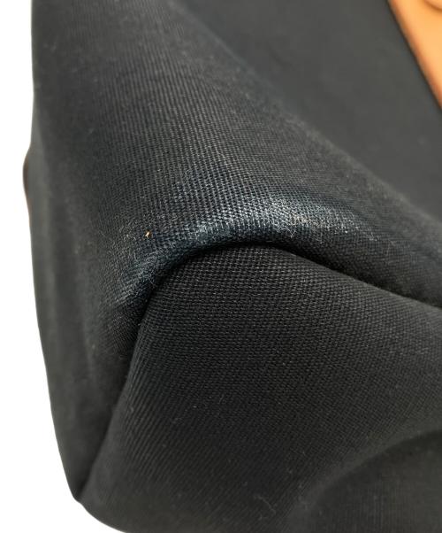 HERMES（エルメス）HERMES (エルメス) ハンドバッグ ブラック×ホワイトの古着・服飾アイテム