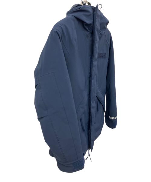 nonnative（ノンネイティブ）nonnative (ノンネイティブ) WILD THINGS (ワイルドシングス) EXPLORER PUFF JUMPER “DENALI” NYLON WEATHER WITH GORE-TEX® ネイビーの古着・服飾アイテム