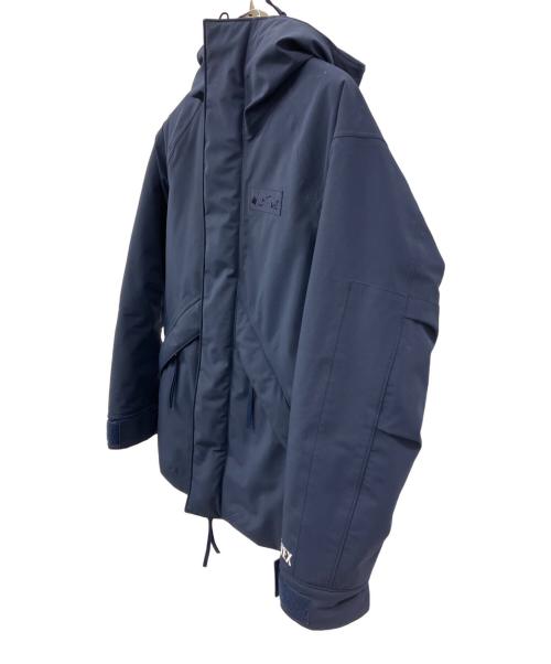 nonnative（ノンネイティブ）nonnative (ノンネイティブ) WILD THINGS (ワイルドシングス) EXPLORER PUFF JUMPER “DENALI” NYLON WEATHER WITH GORE-TEX® ネイビーの古着・服飾アイテム