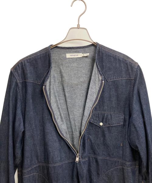 nonnative（ノンネイティブ）nonnative (ノンネイティブ) TRUCKER L/S SHIRT JACKET COTTON 7.5oz DENIM OW インディゴ サイズ:1の古着・服飾アイテム