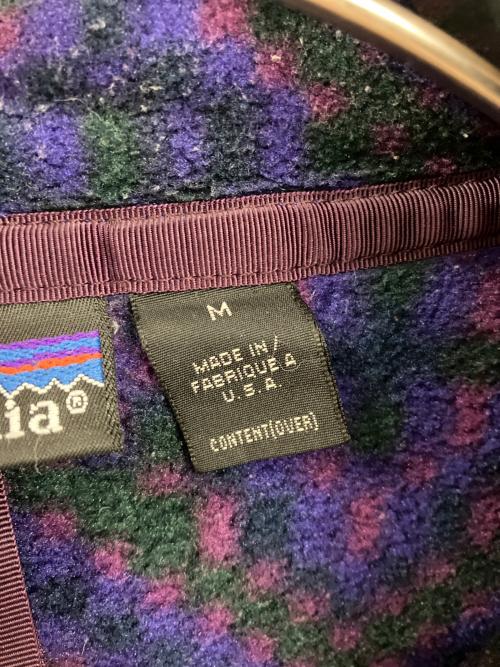 Patagonia（パタゴニア）Patagonia (パタゴニア) フリースジャケット パープル サイズ:Mの古着・服飾アイテム