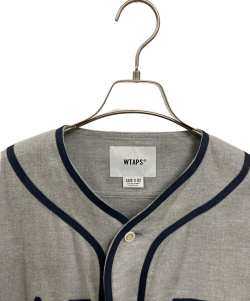 WTAPS（ダブルタップス）WTAPS (ダブルタップス) ベースボールシャツ グレー サイズ:02の古着・服飾アイテム