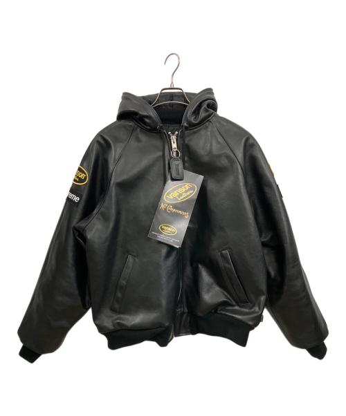 SUPREME（シュプリーム）Supreme (シュプリーム) VANSON (バンソン) レザージャケット ブラック サイズ:M 未使用品の古着・服飾アイテム