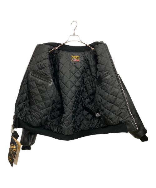 SUPREME（シュプリーム）Supreme (シュプリーム) VANSON (バンソン) レザージャケット ブラック サイズ:M 未使用品の古着・服飾アイテム