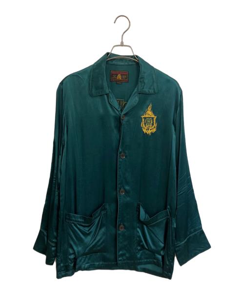 Hysteric Glamour（ヒステリックグラマー）Hysteric Glamour (ヒステリックグラマー) 長袖シャツ グリーン サイズ:Mediumの古着・服飾アイテム