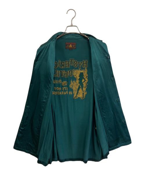 Hysteric Glamour（ヒステリックグラマー）Hysteric Glamour (ヒステリックグラマー) 長袖シャツ グリーン サイズ:Mediumの古着・服飾アイテム