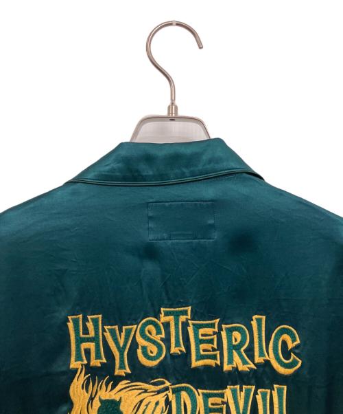 Hysteric Glamour（ヒステリックグラマー）Hysteric Glamour (ヒステリックグラマー) 長袖シャツ グリーン サイズ:Mediumの古着・服飾アイテム
