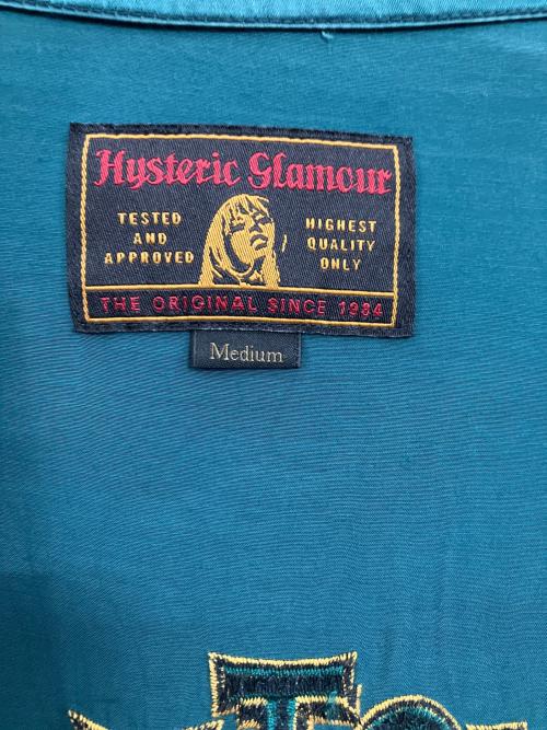 Hysteric Glamour（ヒステリックグラマー）Hysteric Glamour (ヒステリックグラマー) 長袖シャツ グリーン サイズ:Mediumの古着・服飾アイテム
