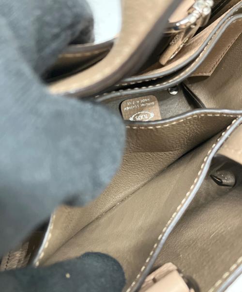 TOD'S（トッズ）TOD'S (トッズ) 2WAYバッグ ベージュの古着・服飾アイテム