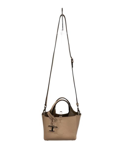 TOD'S（トッズ）TOD'S (トッズ) 2WAYバッグ ベージュ サイズ:マイクロの古着・服飾アイテム