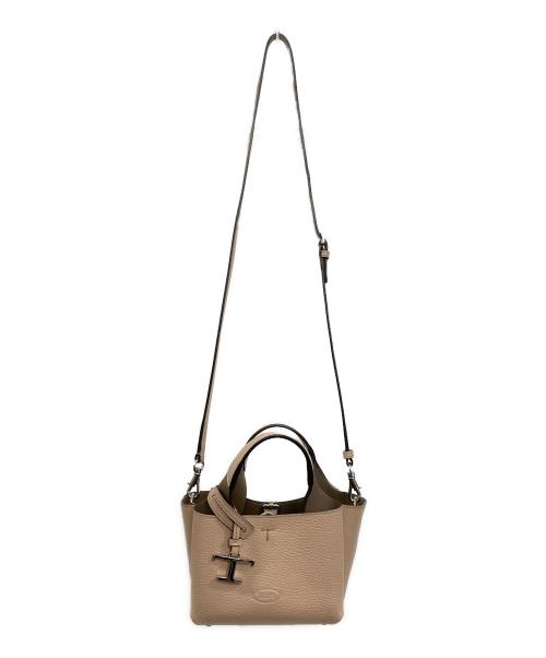 TOD'S（トッズ）TOD'S (トッズ) 2WAYバッグ ベージュの古着・服飾アイテム