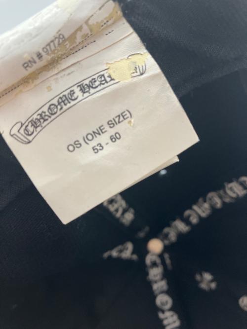 CHROME HEARTS（クロムハーツ）CHROME HEARTS (クロムハーツ) キャップ ブラックの古着・服飾アイテム