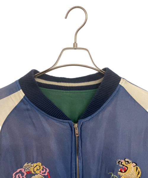 gold（ゴールド）gold (ゴールド) スカジャン ブルー サイズ:Lの古着・服飾アイテム