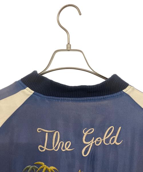 gold（ゴールド）gold (ゴールド) スカジャン ブルー サイズ:Lの古着・服飾アイテム