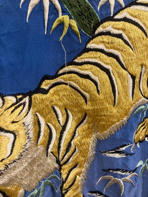 gold（ゴールド）gold (ゴールド) スカジャン ブルー サイズ:Lの古着・服飾アイテム