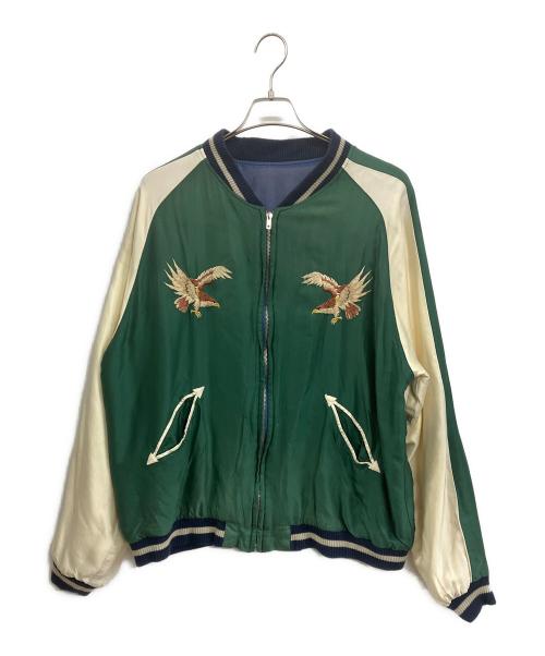 gold（ゴールド）gold (ゴールド) スカジャン ブルー サイズ:Lの古着・服飾アイテム