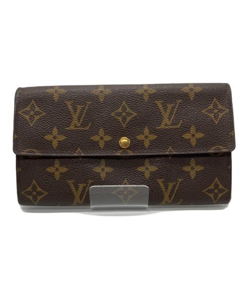 LOUIS VUITTON（ルイ ヴィトン）LOUIS VUITTON (ルイ ヴィトン) 長財布 ブラウンの古着・服飾アイテム