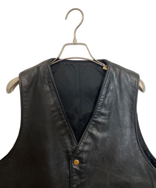 Langlitz Leathers（ラングリッツレザー）Langlitz Leathers (ラングリッツレザー) レザーベスト ブラック サイズ:42の古着・服飾アイテム