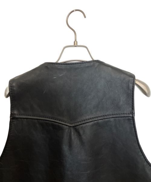 Langlitz Leathers（ラングリッツレザー）Langlitz Leathers (ラングリッツレザー) レザーベスト ブラック サイズ:42の古着・服飾アイテム