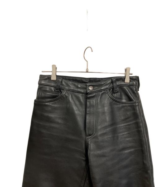 VANSON（バンソン）VANSON (バンソン) レザーパンツ ブラック サイズ:31の古着・服飾アイテム