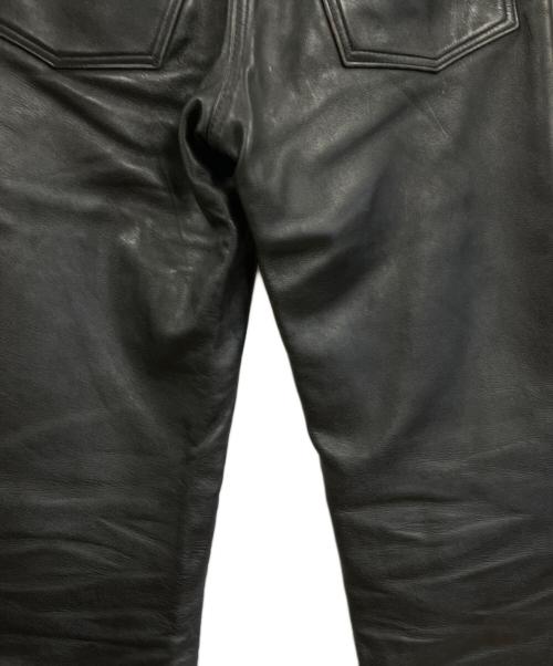 VANSON（バンソン）VANSON (バンソン) レザーパンツ ブラック サイズ:31の古着・服飾アイテム