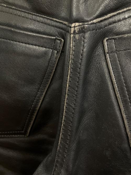 VANSON（バンソン）VANSON (バンソン) レザーパンツ ブラック サイズ:31の古着・服飾アイテム